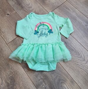 0-3 Girls St. Patricks Day Tutu Shirt